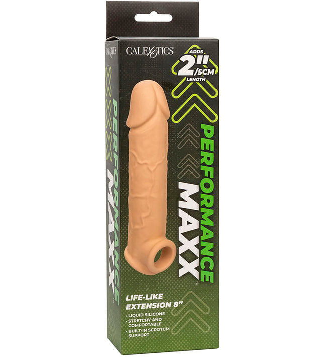 CALEXOTICS - PERFORMANCE MAXX LIFE-LIKE EXTENSION 8 LIGHT SKIN