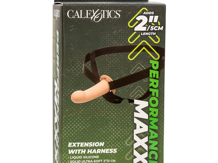 CALEXOTICS - PERFORMANCE MAXX EXTENSION WITH HARNESS LIGHT SKIN