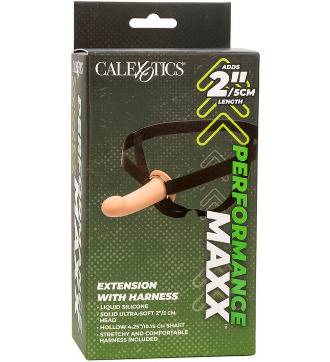 CALEXOTICS - PERFORMANCE MAXX EXTENSION WITH HARNESS LIGHT SKIN