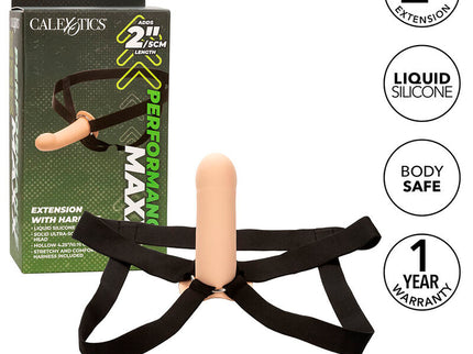 CALEXOTICS - PERFORMANCE MAXX EXTENSION WITH HARNESS LIGHT SKIN