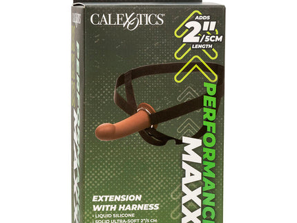 CALEXOTICS - PERFORMANCE MAXX EXTENSION WITH HARNESS BROWN SKIN