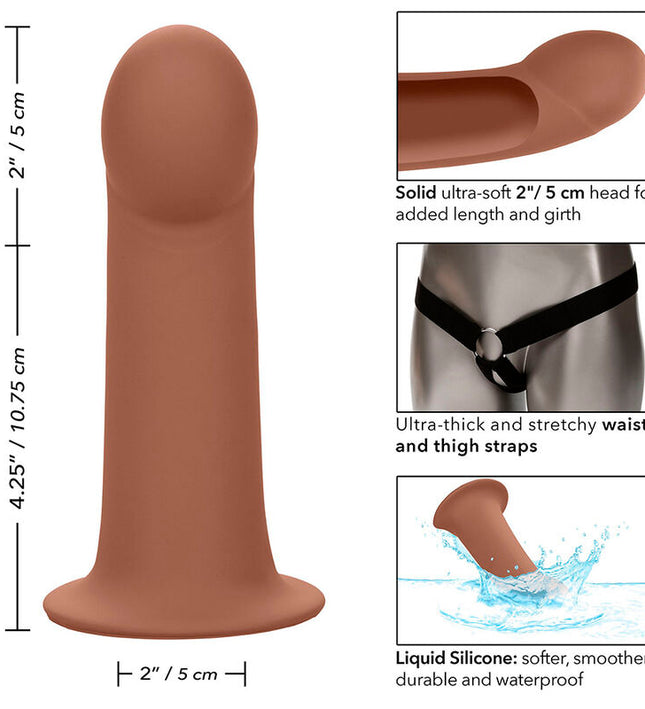 CALEXOTICS - PERFORMANCE MAXX EXTENSION WITH HARNESS BROWN SKIN