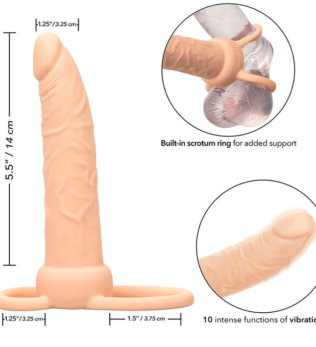 CALEXOTICS - PERFORMANCE MAXX RECHARGABLE DUAL PENETRATOR LIGHT SKIN