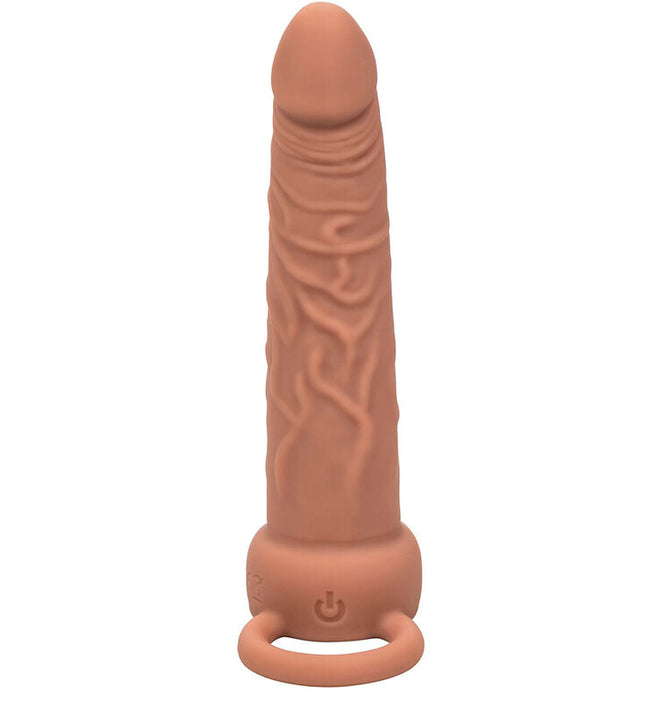 CALEXOTICS - PERFORMANCE MAXX RECHARGABLE DUAL PENETRATOR BROWN SKIN
