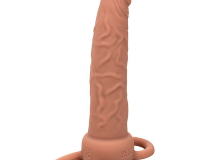 CALEXOTICS - PERFORMANCE MAXX RECHARGABLE DUAL PENETRATOR BROWN SKIN