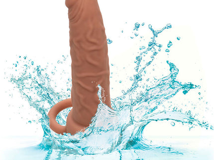 CALEXOTICS - PERFORMANCE MAXX RECHARGABLE DUAL PENETRATOR BROWN SKIN