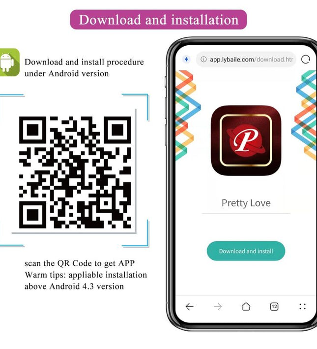 PRETTY LOVE - NYMPH VIBRATING EGG APP CONTROLLED LILA