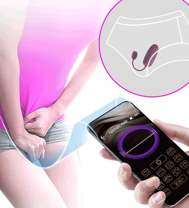 PRETTY LOVE - NYMPH VIBRATING EGG APP CONTROLLED LILA