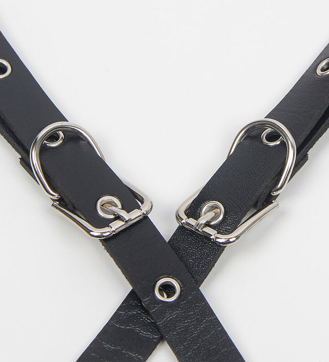 SUBBLIME - HARNESS WITH STRAPS AND CHAINDETAILS ONE SIZE