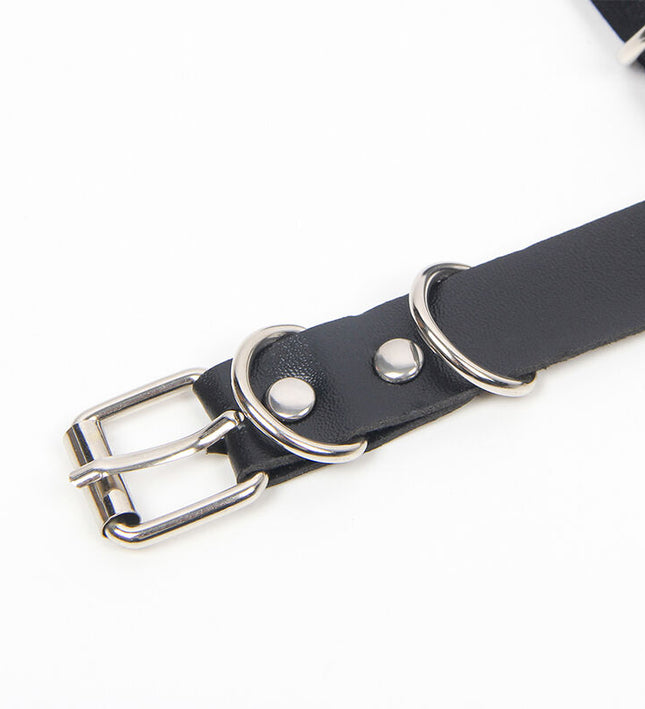 SUBBLIME - HARNESS BRA WITH CHAINDETAIL ONE SIZE