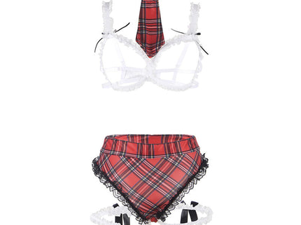 SUBBLIME - SEXY SCHOOLGIRL COSTUME WITH BRA L/XL
