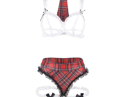 SUBBLIME - SEXY SCHOOLGIRL COSTUME WITH BRA L/XL
