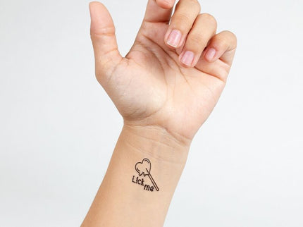 SECRET PLAY - SET OF 10 CANDY COLLECTION TEMPORARY TATTOOS