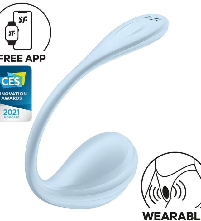 SATISFYER - SMOOTH PETAL G-POINT STIMULATOR SKY BLUE FREE APP