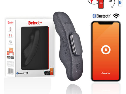 ONINDER - MANILA PANTY RECHARGEABLE VIBRATOR 9 SPEED 9.6 CM X 2.6 CM - FREE APP