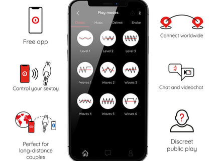 ONINDER - PAMPA RECHARGEABLE ADJUSTABLE VIBRATOR RING WITH CLITORIS STIMULATOR 10 SPEED - FREE APP