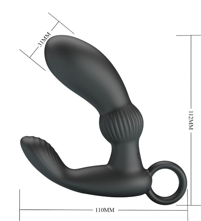 PRETTY LOVE - CAYLA ANAL VIBRATOR MASSAGER BLACK