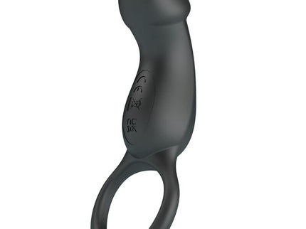 PRETTY LOVE - TRAE RING & VIBRATOR BLACK