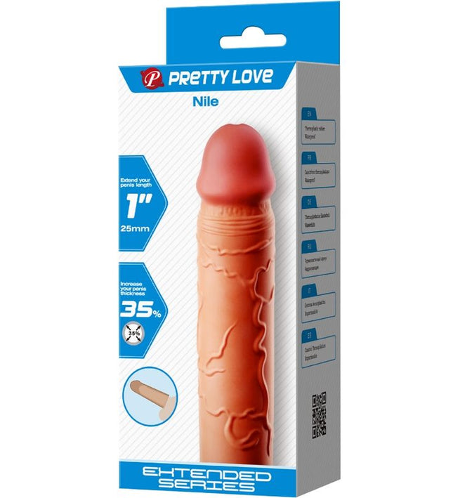 PRETTY LOVE - NILE PENIS EXTENDER COVER FLESH