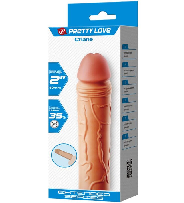PRETTY LOVE - CHANE PENIS EXTENDER COVER FLESH