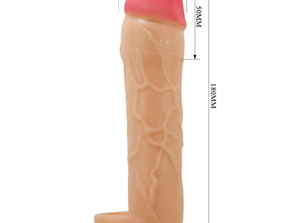 PRETTY LOVE - CHANE PENIS EXTENDER COVER FLESH