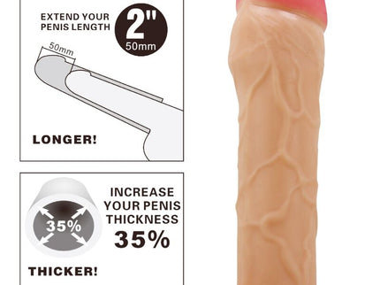 PRETTY LOVE - CHANE PENIS EXTENDER COVER FLESH