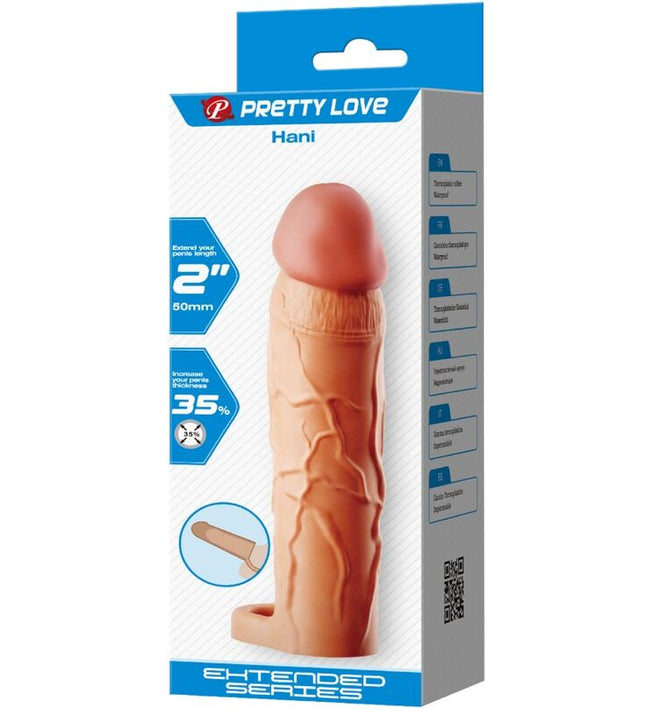 PRETTY LOVE - CHANE PENIS EXTENDER COVER FLESH