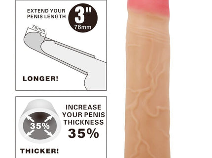 PRETTY LOVE - KYLIAN PENIS EXTENDER COVER FLESH