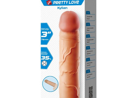 PRETTY LOVE - KYLIAN PENIS EXTENDER COVER FLESH