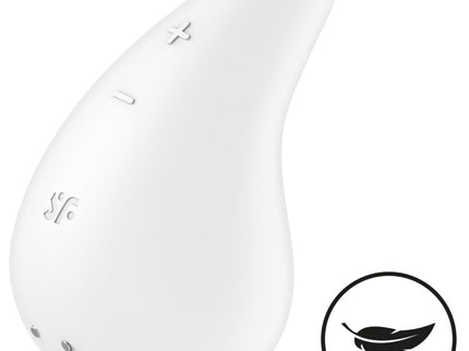 SATISFYER - DEW DROP VIBRATOR LAY-ON WHITE
