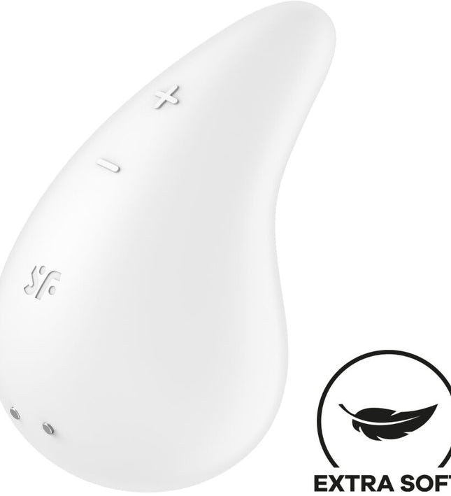 SATISFYER - DEW DROP VIBRATOR LAY-ON WHITE