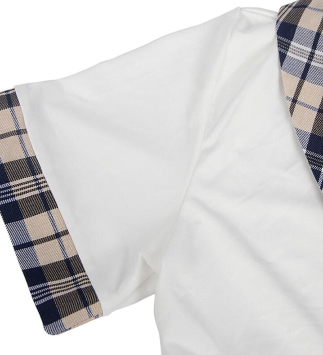 SUBBLIME - SEXY SCHOOLGIRL COSTUME TOP AND SKIRT S/M