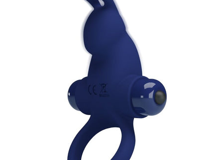 PRETTY LOVE - JIRO RABBIT RING WITH VIBRATION BLUE