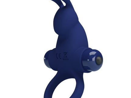 PRETTY LOVE - JIRO RABBIT RING WITH VIBRATION BLUE