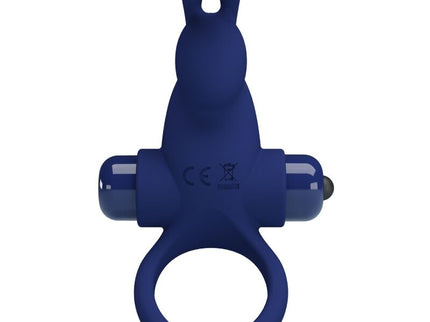 PRETTY LOVE - JIRO RABBIT RING WITH VIBRATION BLUE