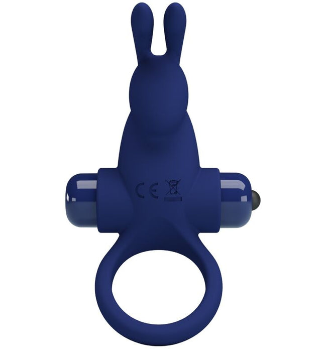 PRETTY LOVE - JIRO RABBIT RING WITH VIBRATION BLUE