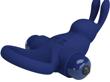 PRETTY LOVE - JIRO RABBIT RING WITH VIBRATION BLUE