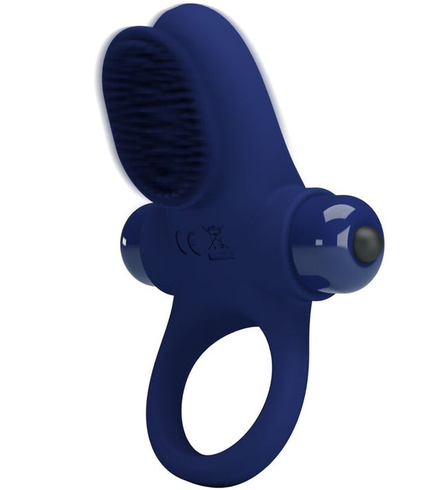 PRETTY LOVE - PALLE RING WITH VIBRATION BLUE