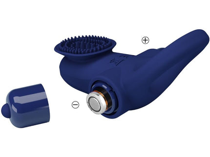 PRETTY LOVE - PALLE RING WITH VIBRATION BLUE