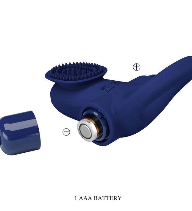 PRETTY LOVE - PALLE RING WITH VIBRATION BLUE