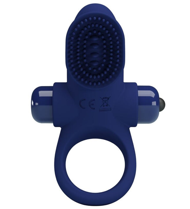 PRETTY LOVE - PALLE RING WITH VIBRATION BLUE