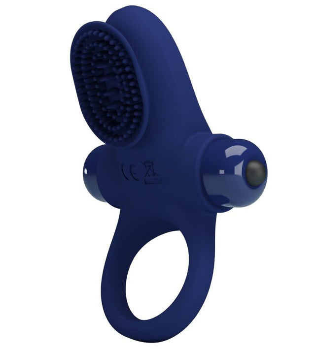 PRETTY LOVE - PALLE RING WITH VIBRATION BLUE
