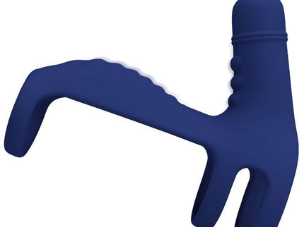 PRETTY LOVE - ELISH VIBRATING RING WITH EXTENSION BLUE