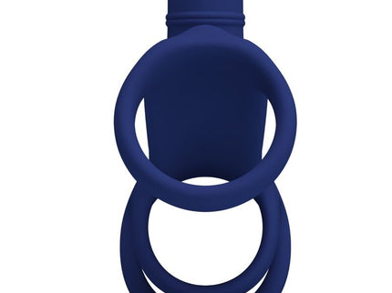 PRETTY LOVE - ELISH VIBRATING RING WITH EXTENSION BLUE