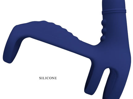 PRETTY LOVE - ELISH VIBRATING RING WITH EXTENSION BLUE