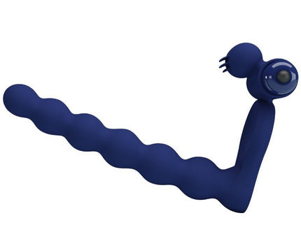 PRETTY LOVE - AJMAL VIBRATING RING WITH PLUG BLUE