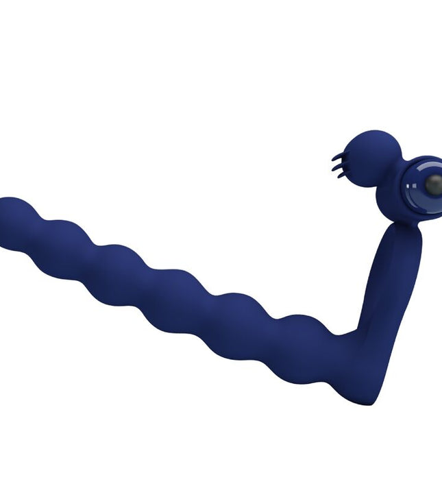 PRETTY LOVE - AJMAL VIBRATING RING WITH PLUG BLUE