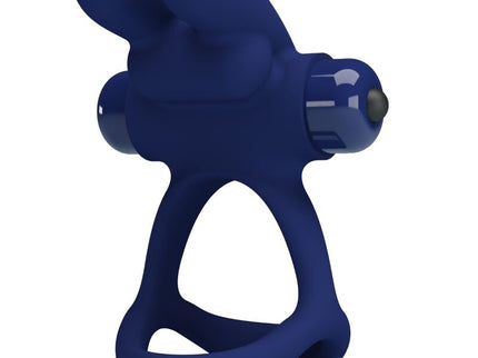 PRETTY LOVE - FRANCISCO DOUBLE VIBRATING RING RABBIT BLUE