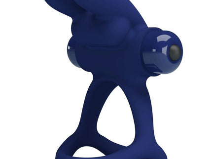 PRETTY LOVE - FRANCISCO DOUBLE VIBRATING RING RABBIT BLUE