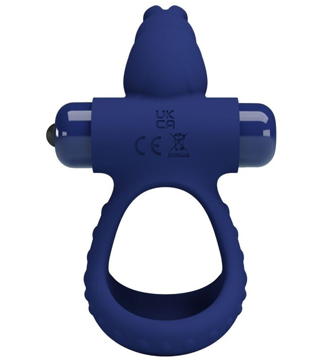 PRETTY LOVE - LUCHITO DOUBLE VIBRATING RING RABBIT BLUE